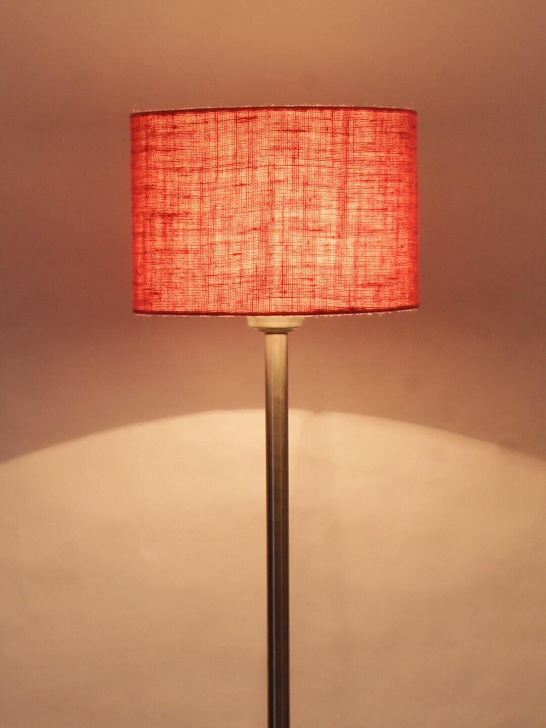 

Devansh Steel Floor Lamp With Pink Jute Shade