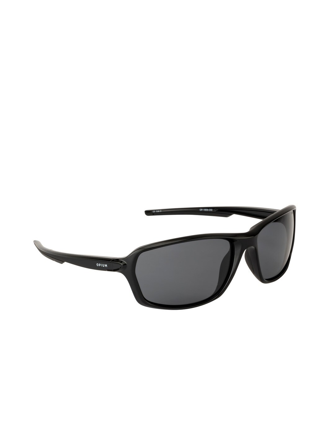 

OPIUM Men Grey & Black Wayfarer Sunglasses with Polarised & UV Protected Lens- OP-1808-C02