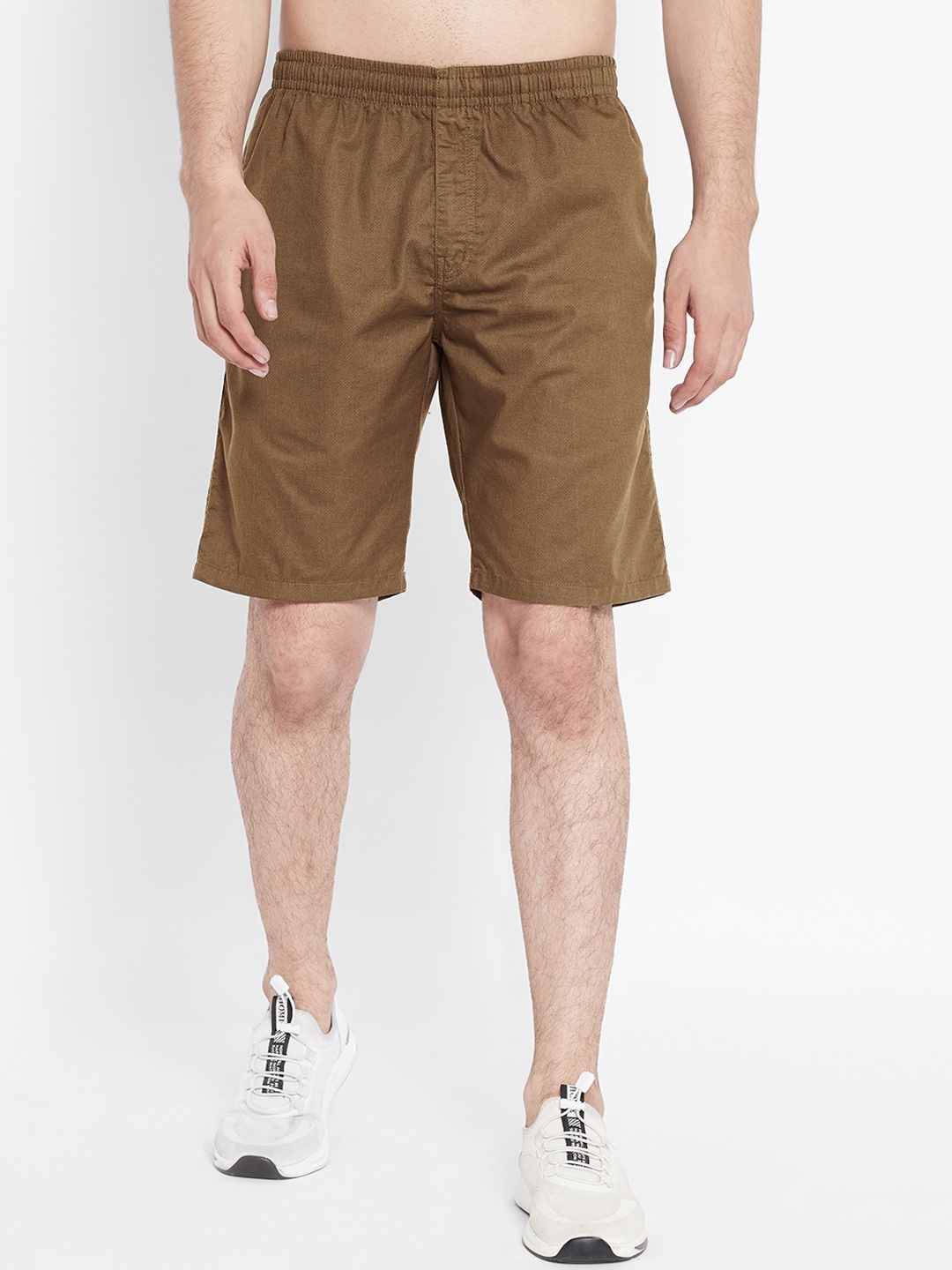 

SAPPER Men Brown Slim Fit Shorts