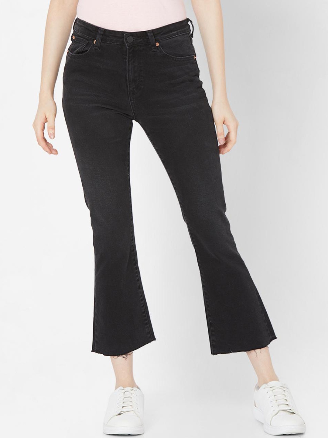 

SPYKAR Women Black Bootcut Jeans