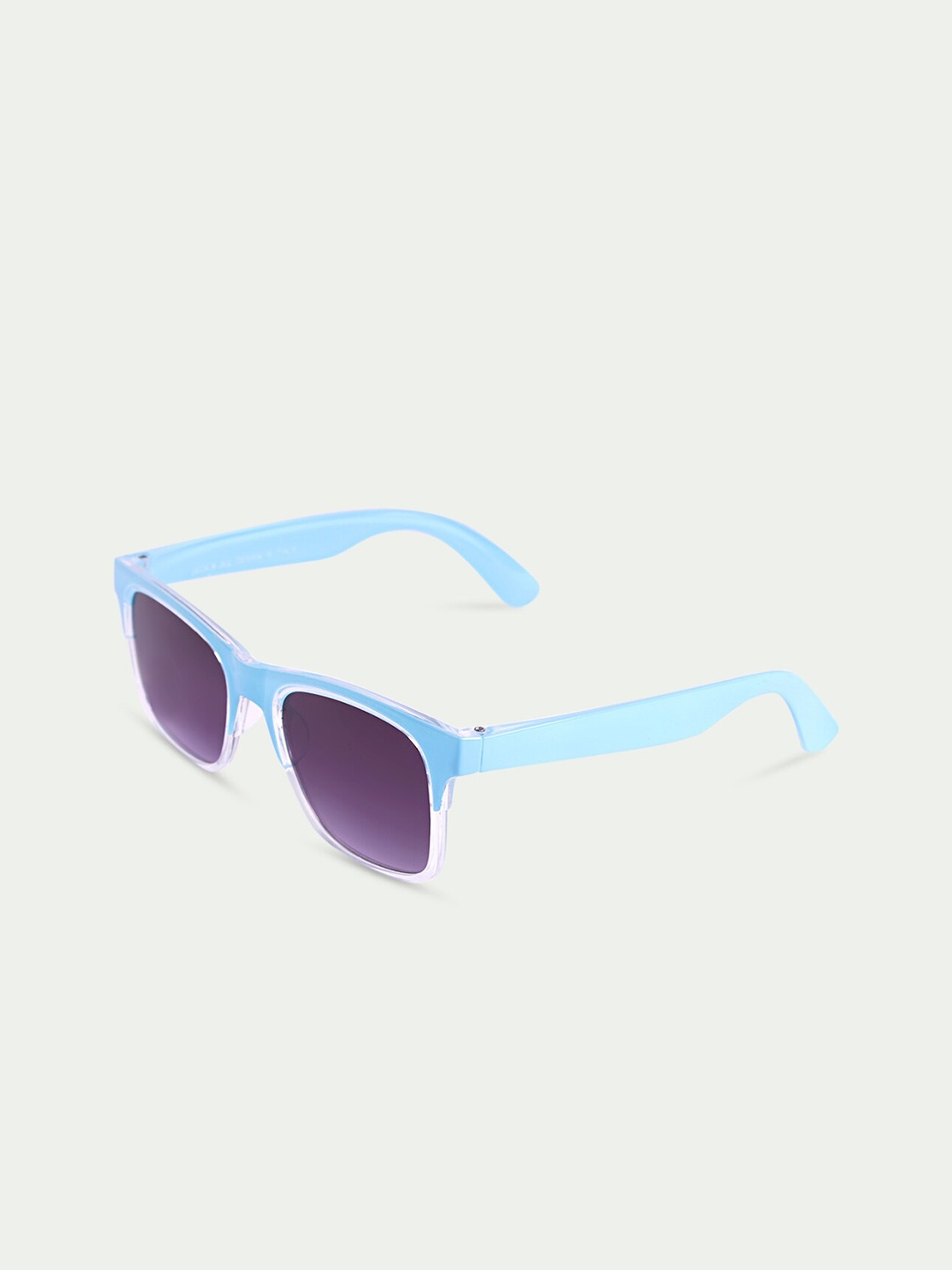 

DukieKooky Unisex Kids Purple Lens & Blue Wayfarer Sunglasses & UV Protected Lens DKSG318B