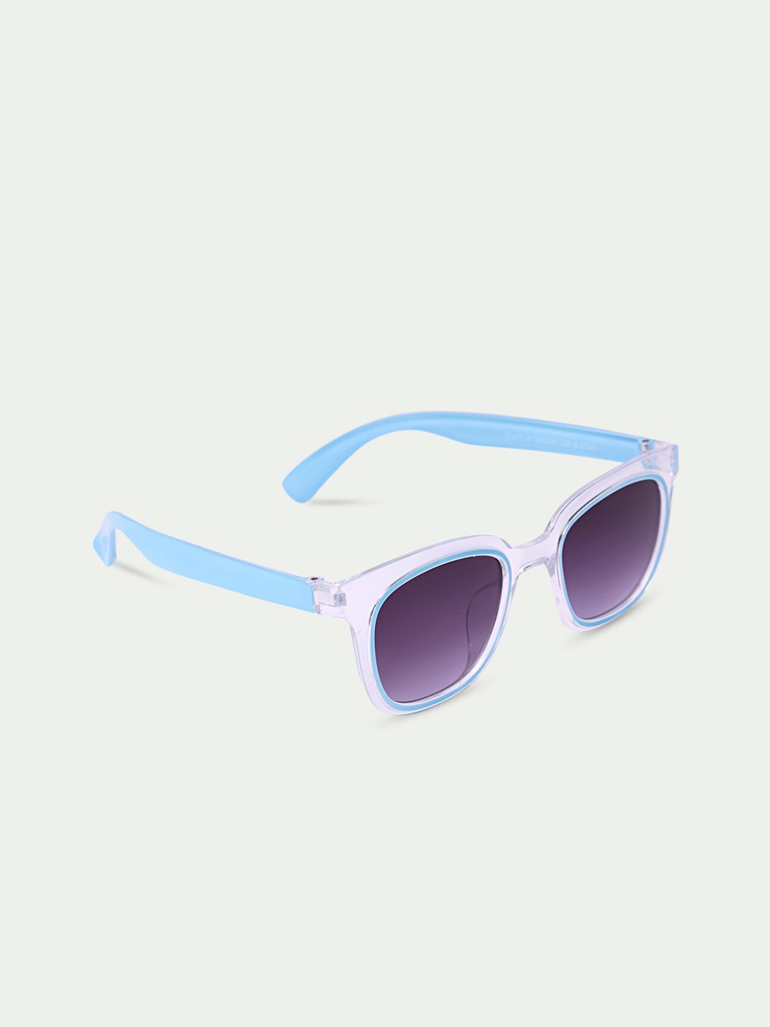 

DukieKooky Kids Purple Lens & Blue Wayfarer Sunglasses DKSG317B, Grey