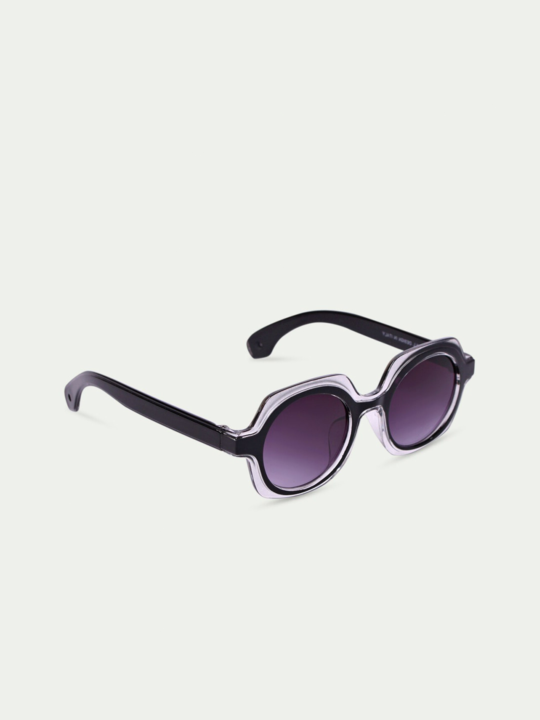 

DukieKooky Unisex Kids Purple Lens & Black Sunglasses with UV Protected Lens DKSG316E