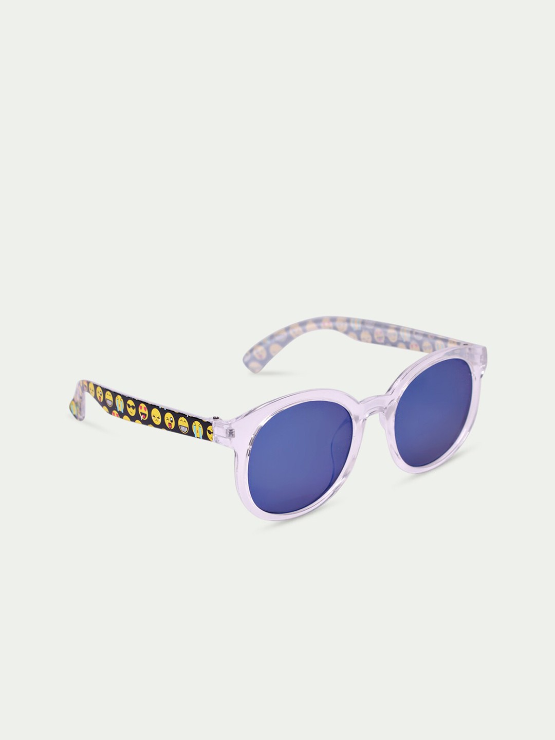 

DukieKooky Unisex Kids Blue Lens & Purple Wayfarer Sunglasses & UV Protected Lens DKSG320E