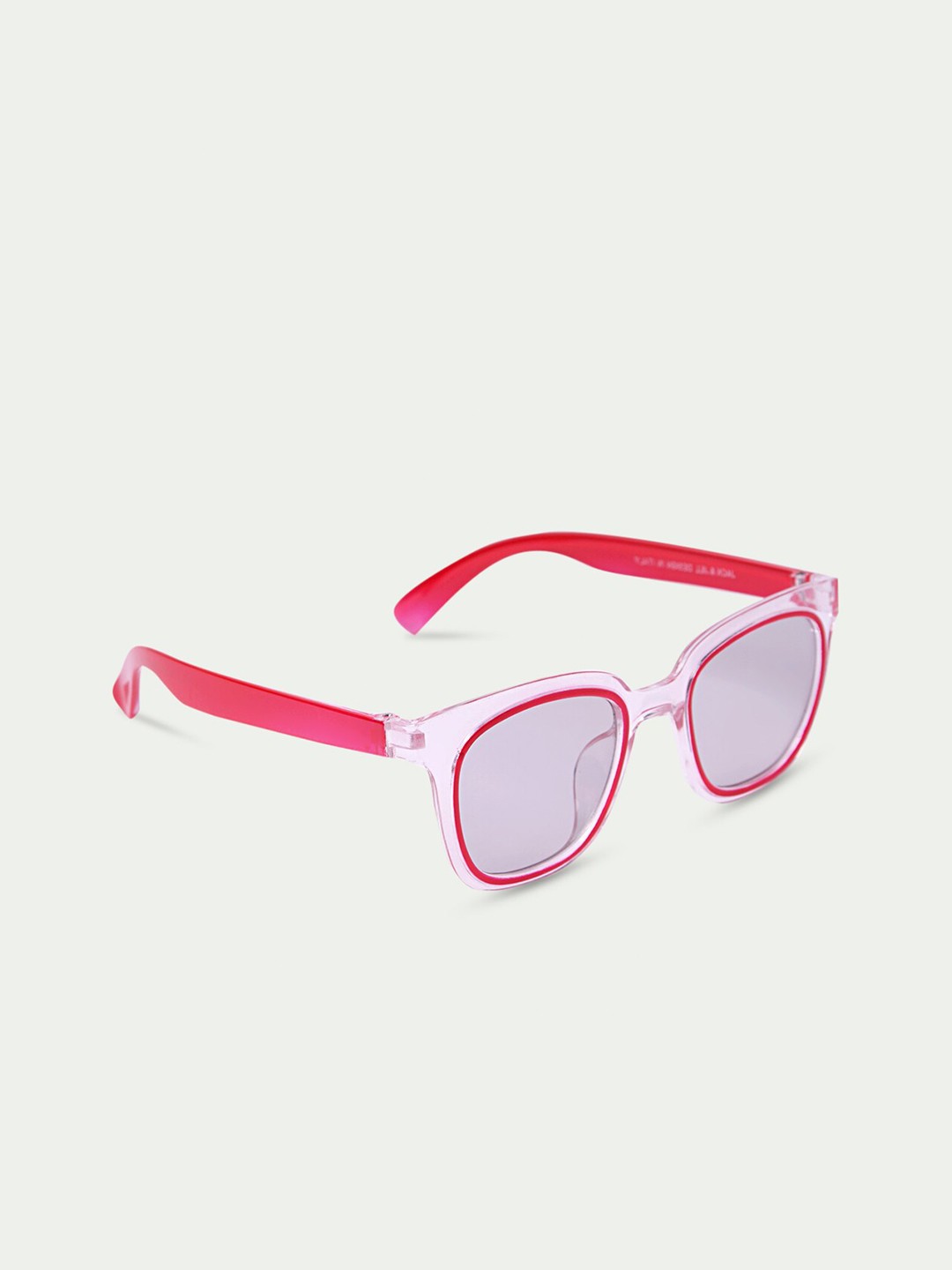 

DukieKooky Unisex Kids Grey & Pink Wayfarer Sunglasses with UV Protected Lens - DKSG317C
