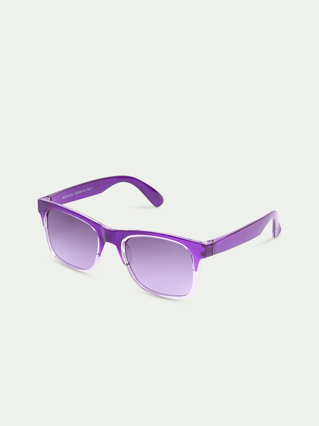 

DukieKooky Unisex Kids Grey Lens & Purple Wayfarer Sunglasses - DKSG318A