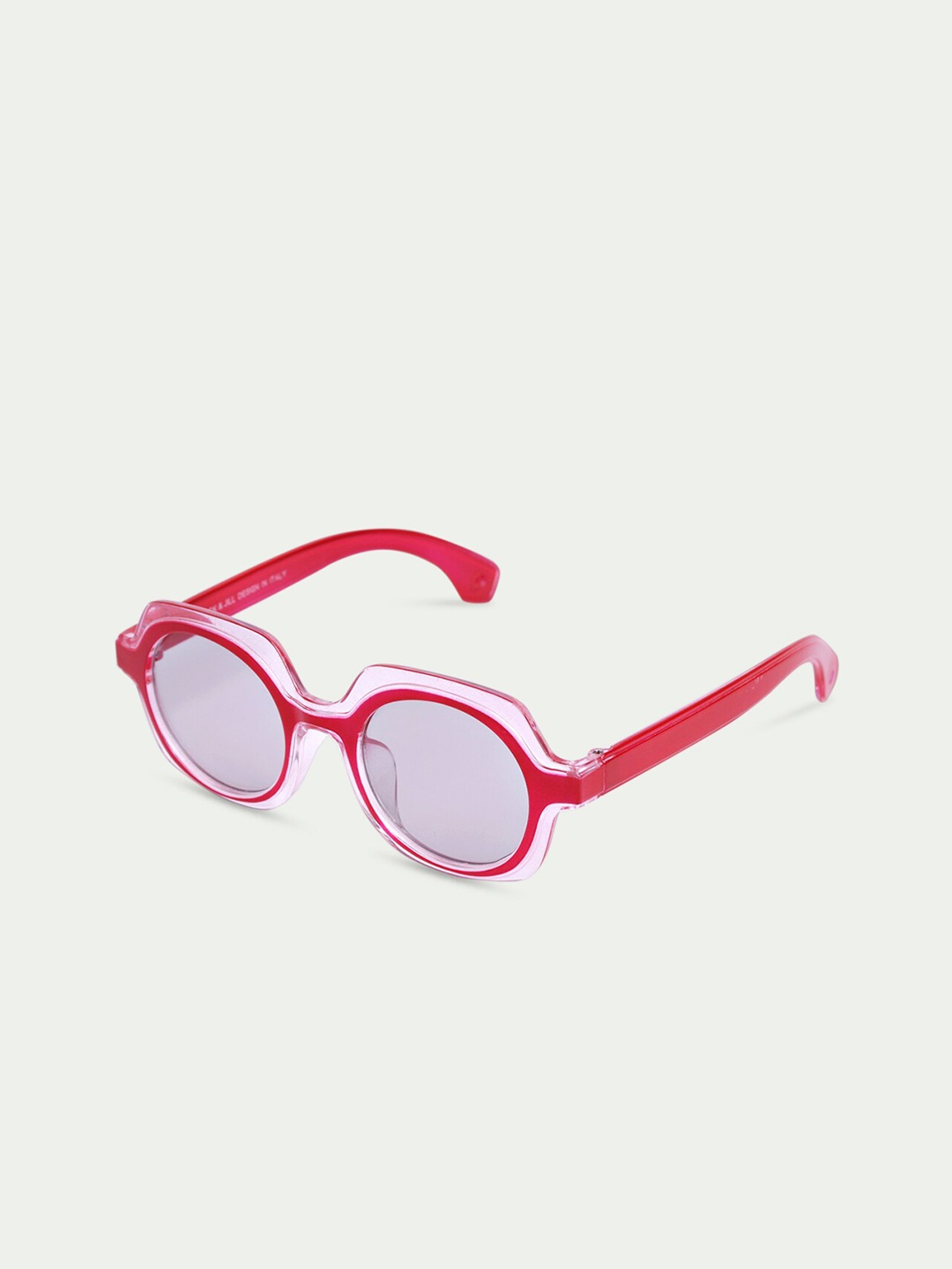 

DukieKooky Kids Grey Lens & Red Round Sunglasses with UV Protected Lens DKSG316C