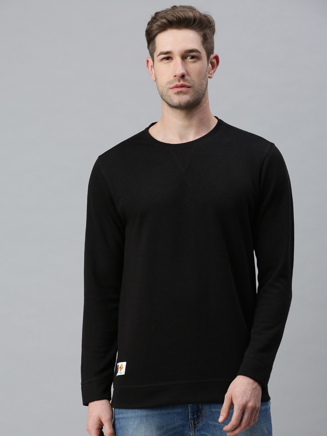 

SHOWOFF Men Black Sweatshirt