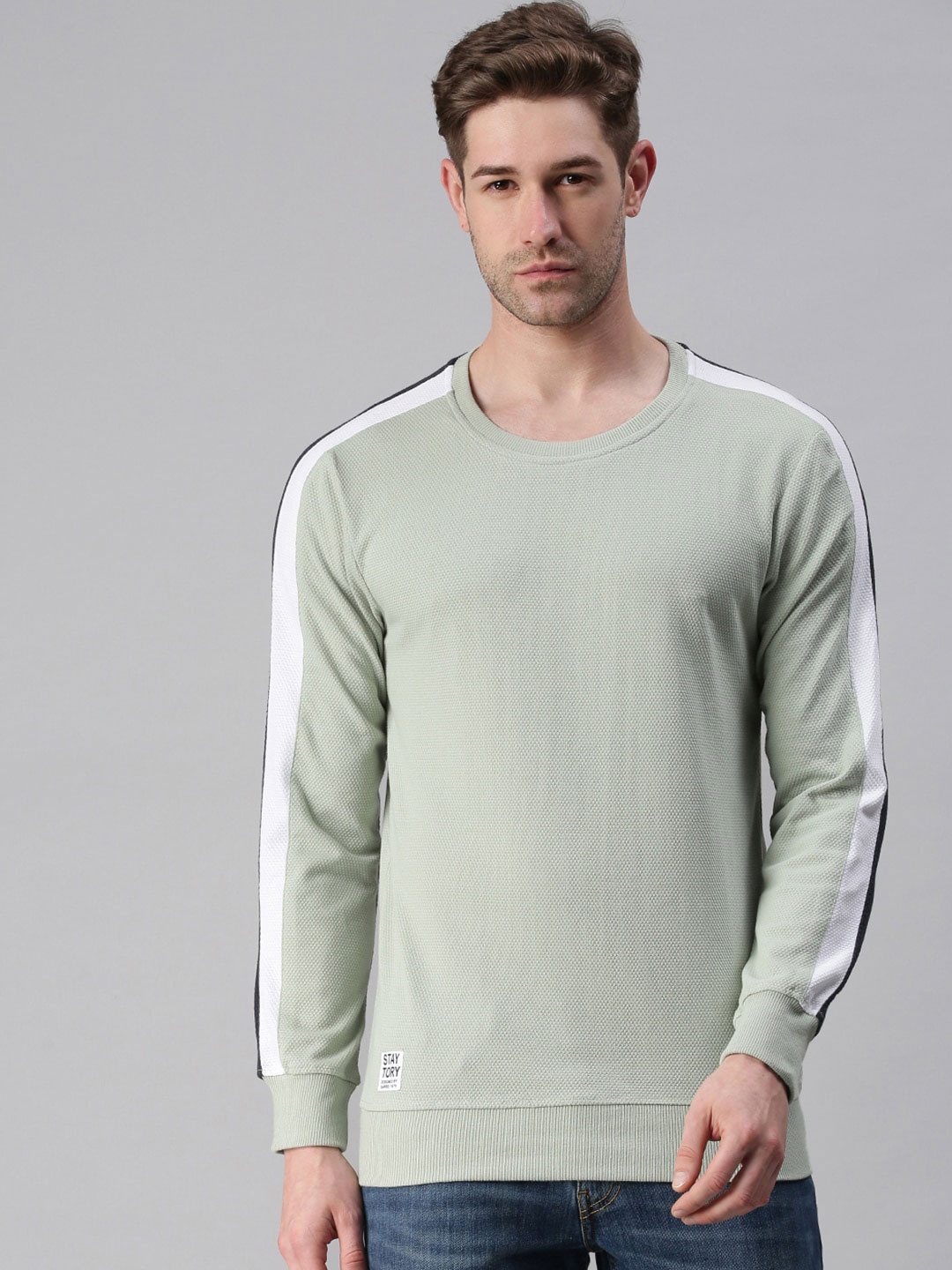 

SHOWOFF Men Green Sweatshirt