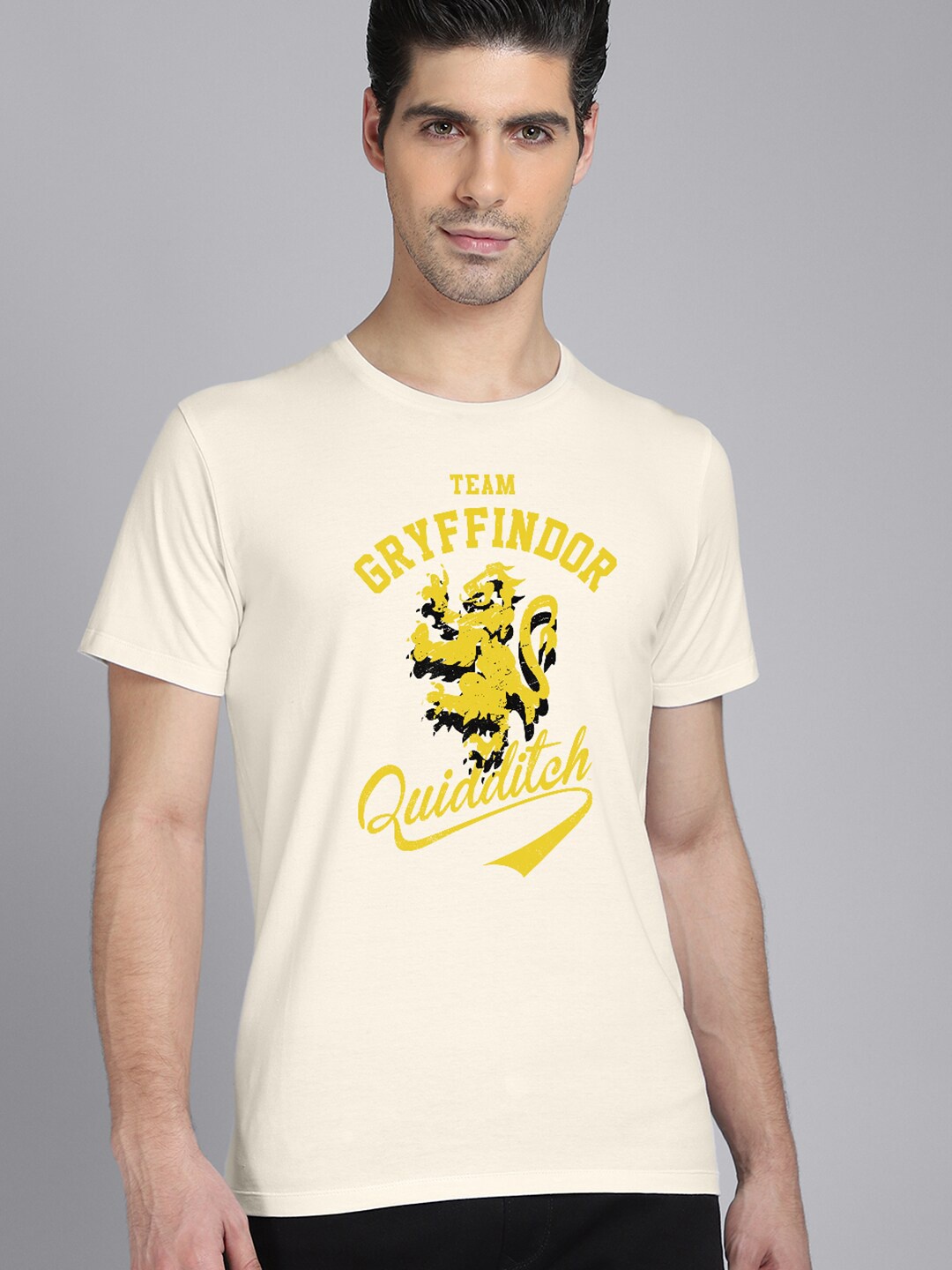 

Free Authority Men Off White Harry Potter Printed Cotton T-shirt