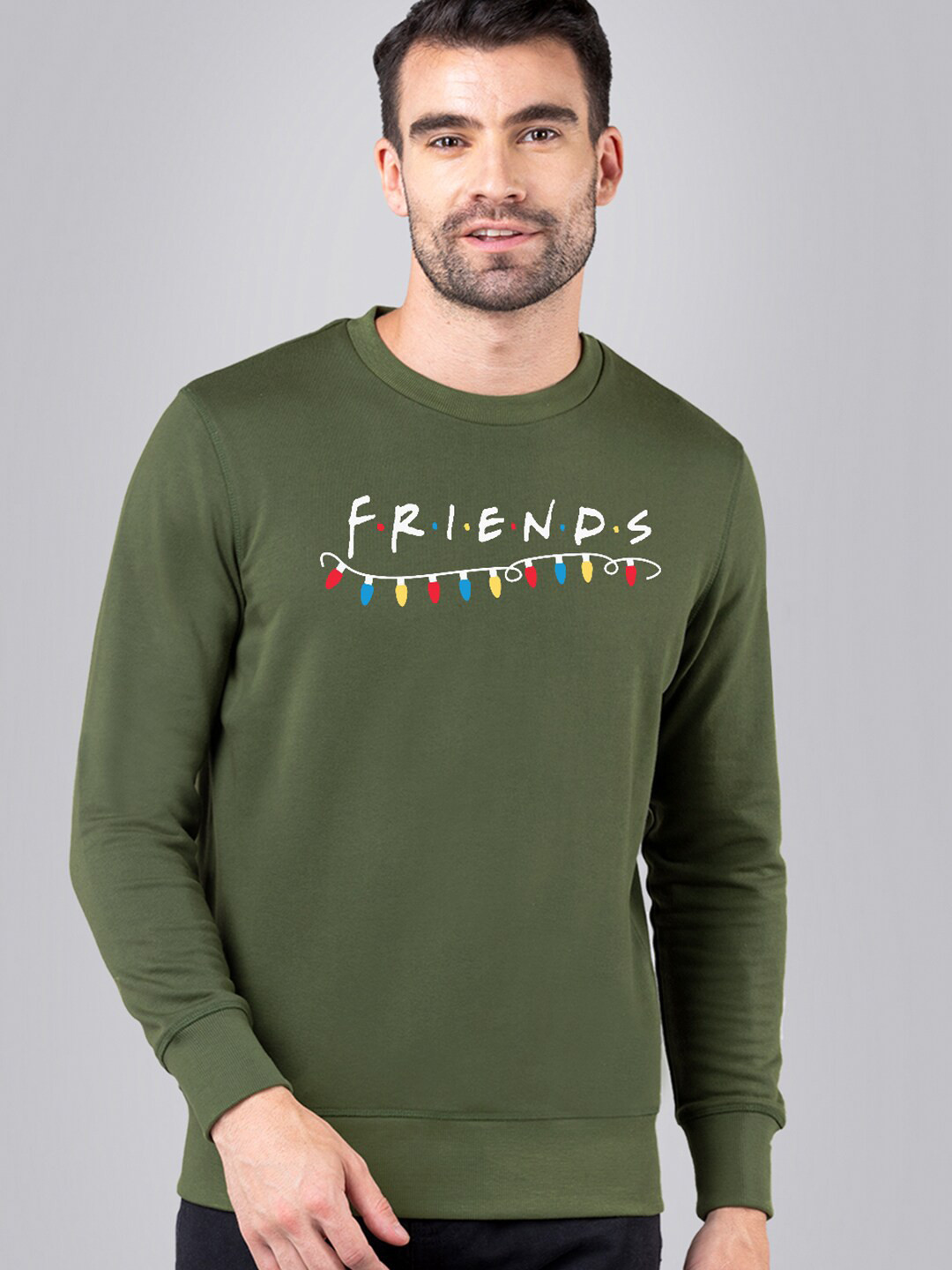 

Free Authority Men Green Printed Sweatshirt