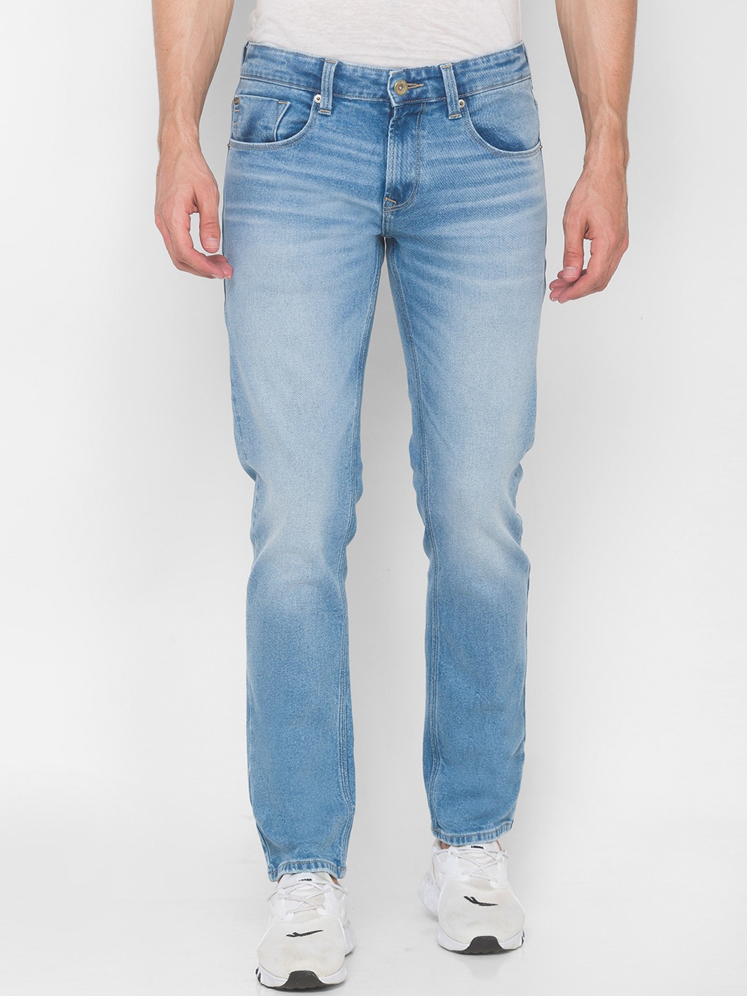 

SPYKAR Men Blue Relaxed Fit Heavy Fade Jeans