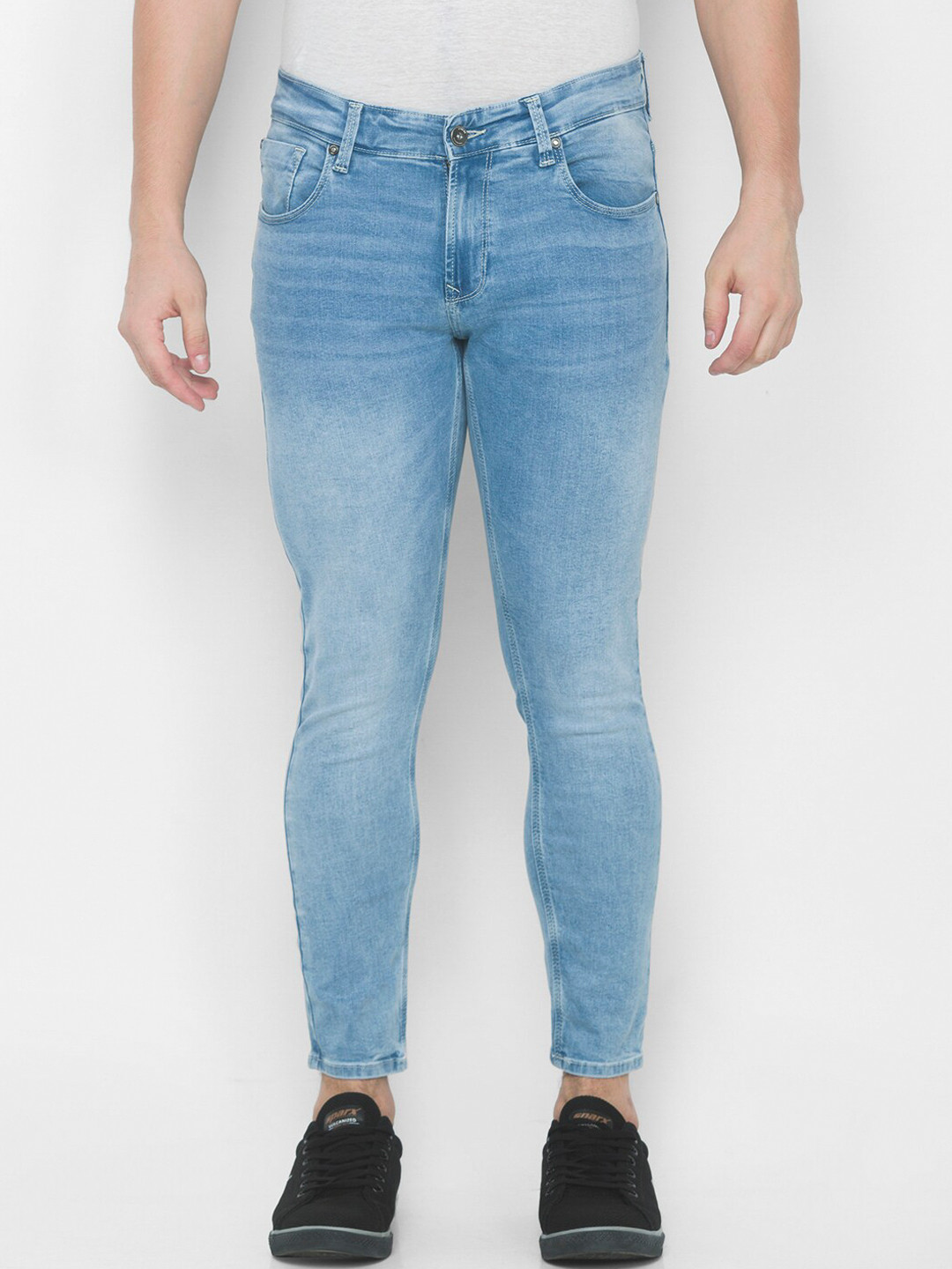 

SPYKAR Men Blue Skinny Fit Low-Rise Light Fade Jeans