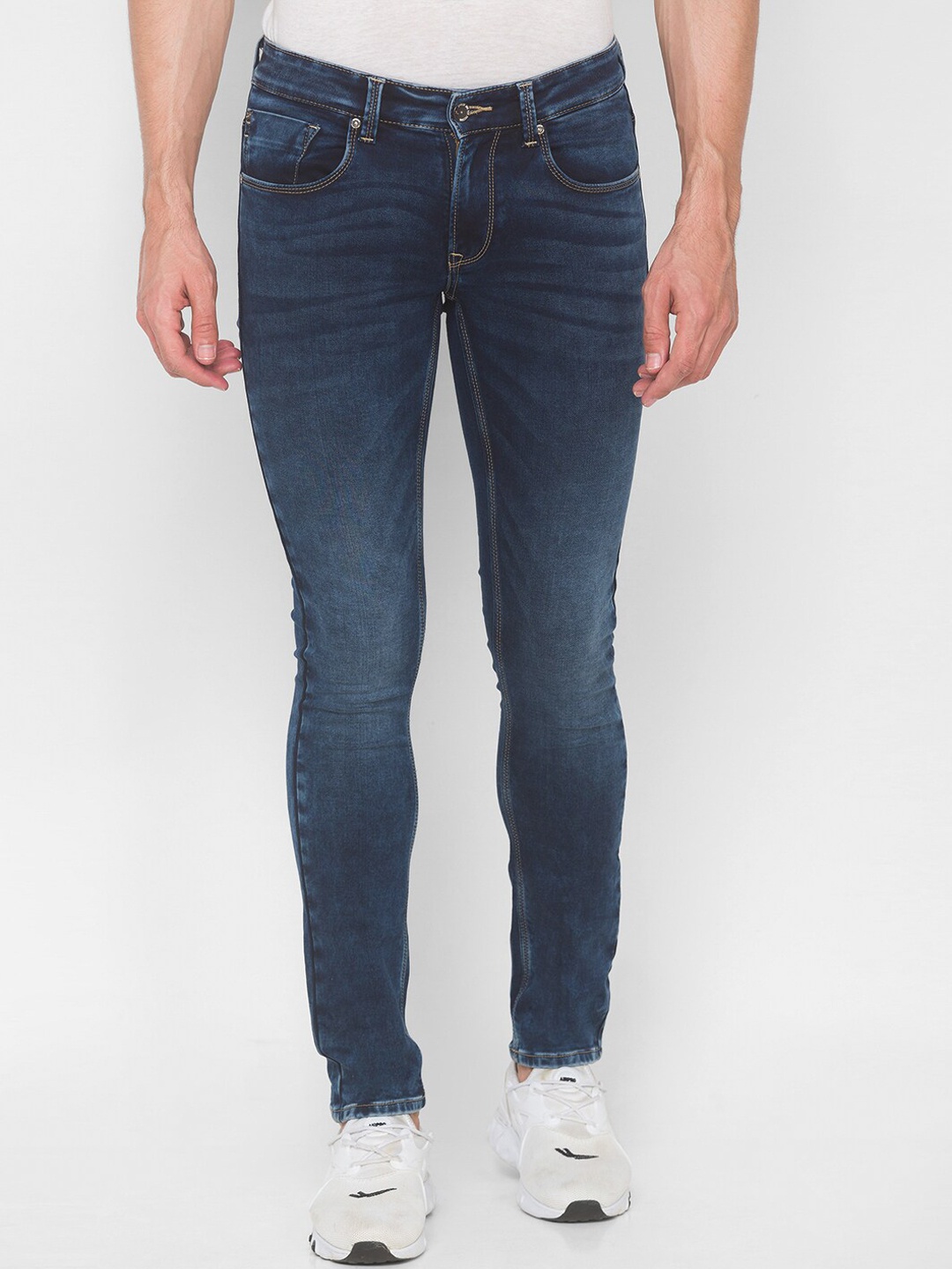 

SPYKAR Men Blue Low-Rise Light Fade Jeans