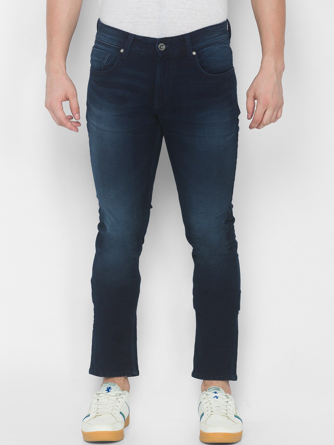 

SPYKAR Men Blue Skinny Fit Low-Rise Light Fade Jeans