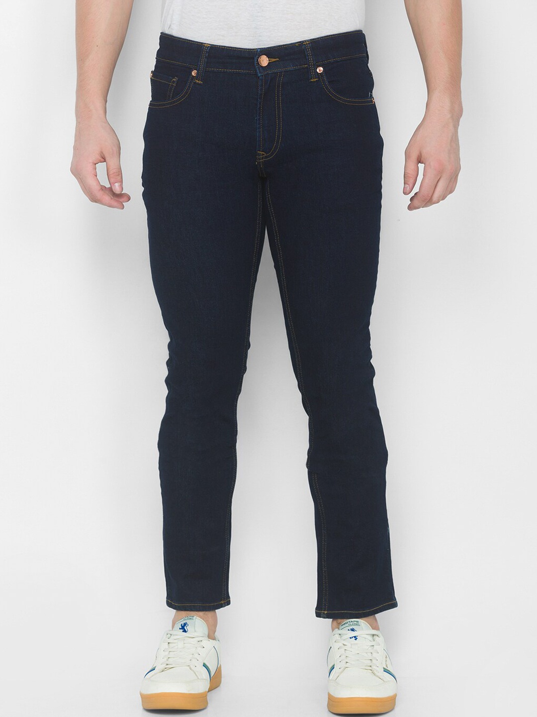 

SPYKAR Men Blue Skinny Fit Low-Rise Jeans