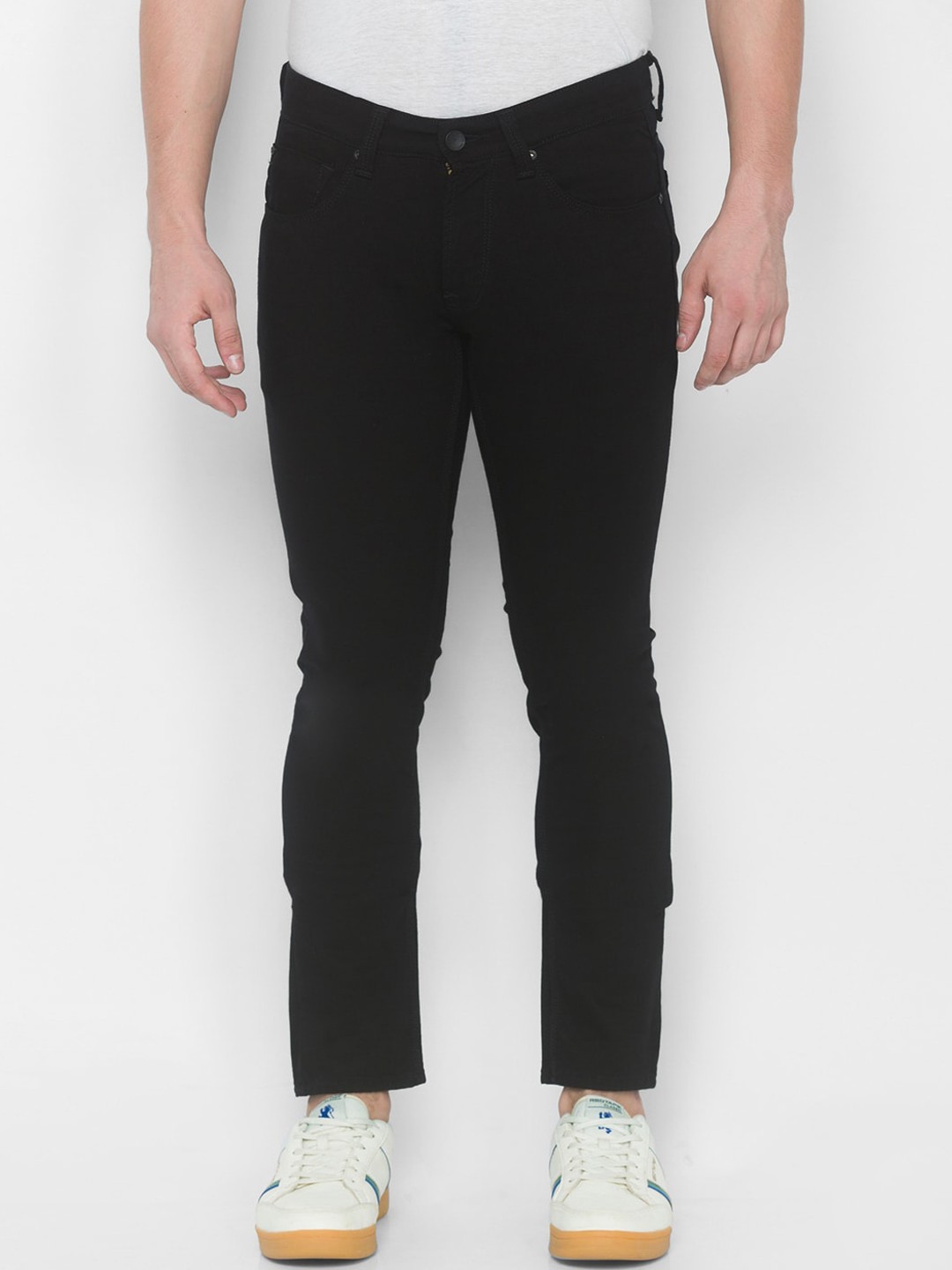 

SPYKAR Men Black Skinny Fit Low-Rise Jeans