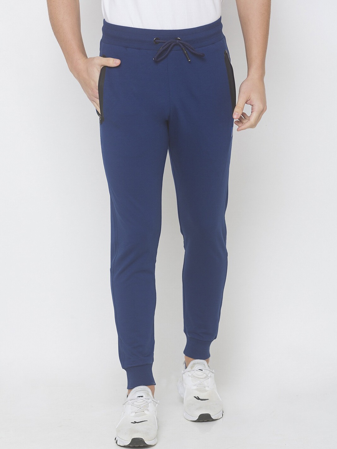 

SPYKAR Men Blue Slim Fit Pure Cotton Joggers