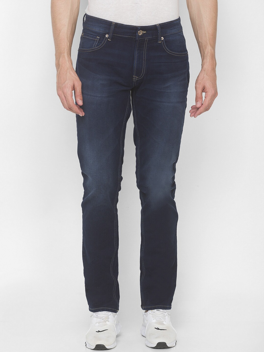 

SPYKAR Men Blue Low-Rise Heavy Fade Jeans