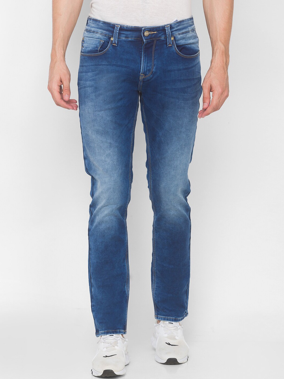 

SPYKAR Men Blue Low-Rise Light Fade Jeans