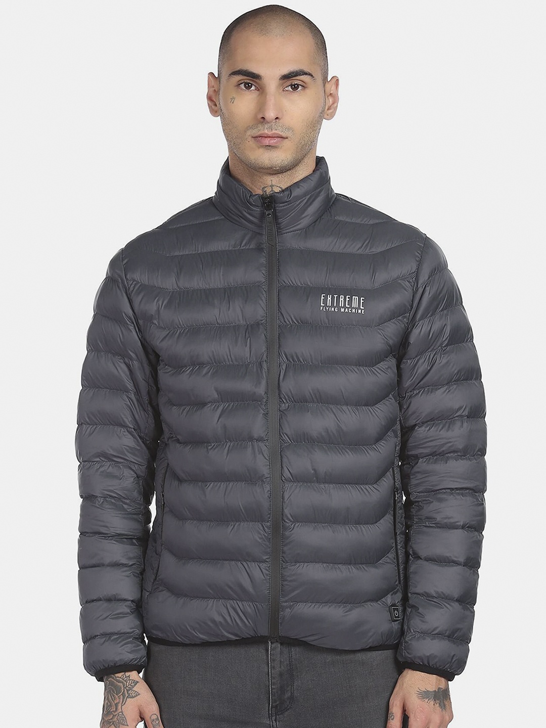 

Flying Machine Men Grey Puffer Jacket