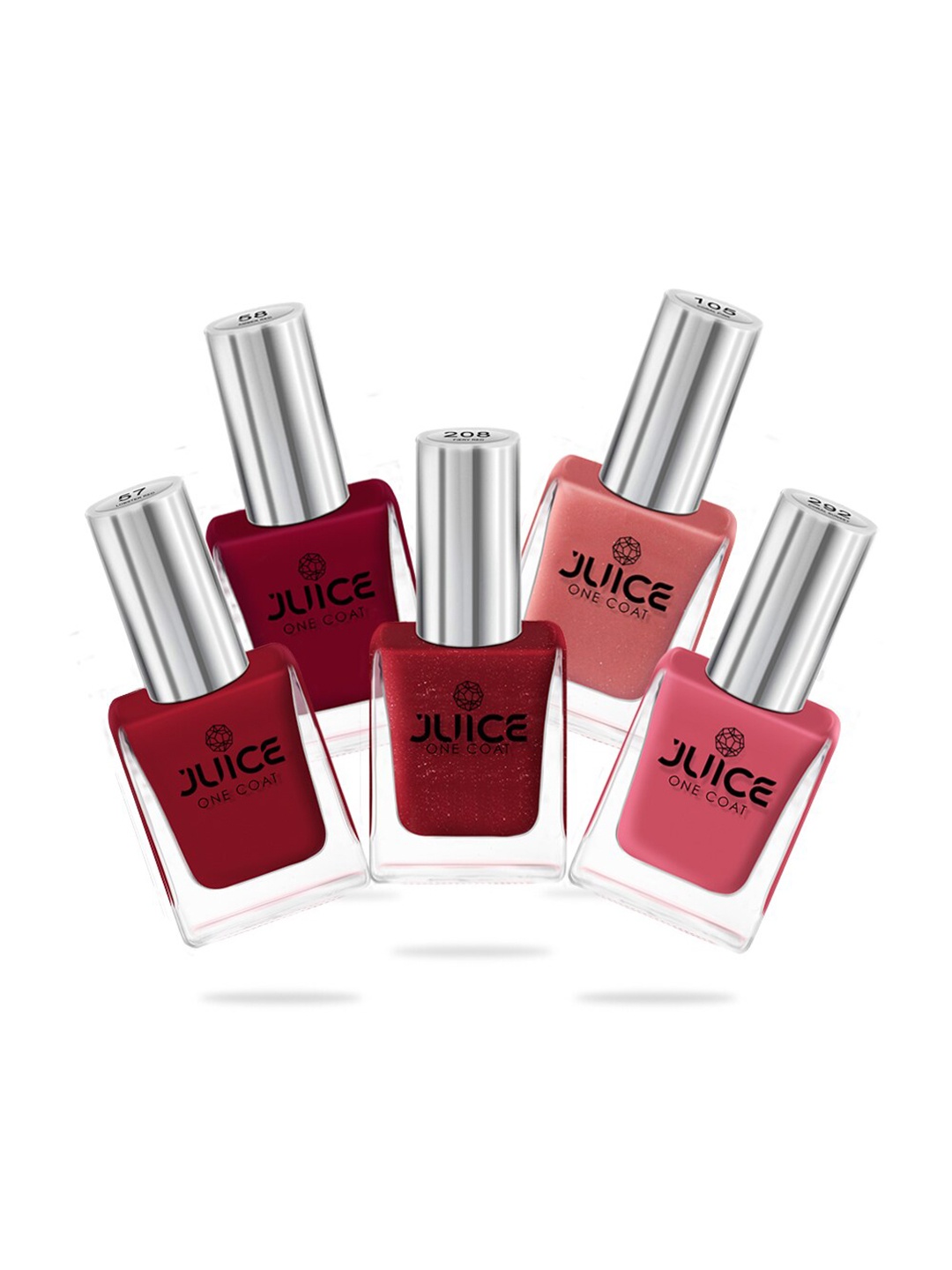 

JUICE Set of 5 Nail Polish, Red