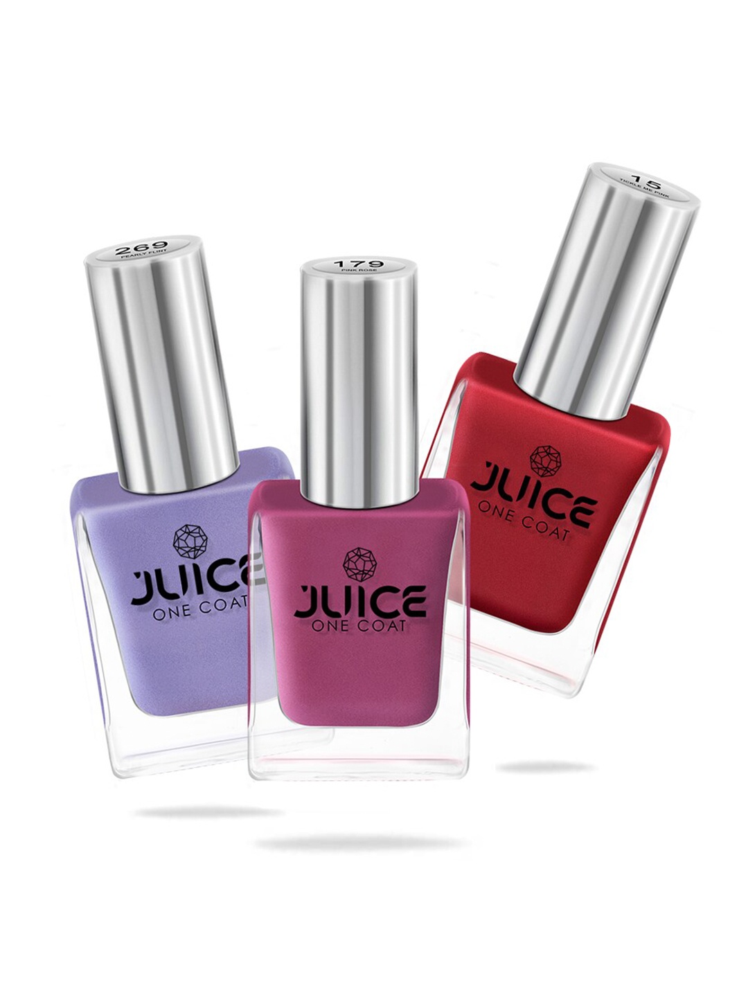 

JUICE Set of 3 Nail Polish, Multi