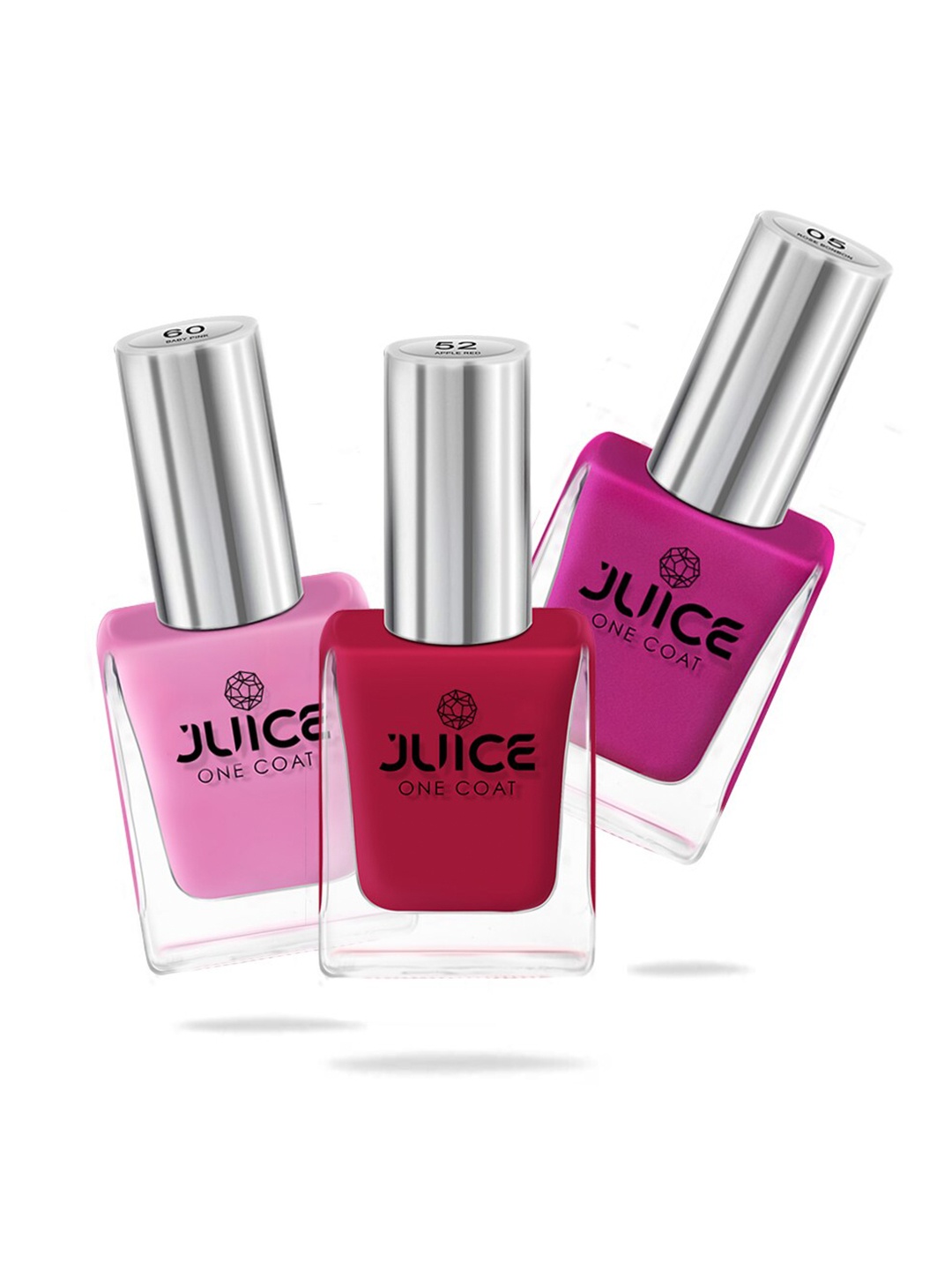 

JUICE Pack of 3 Nail Polish 33ml, Pink