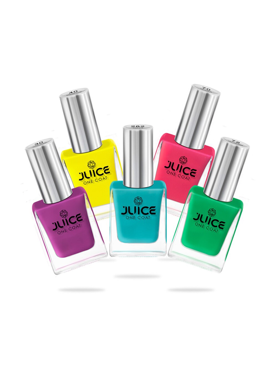 

JUICE Set Of 5 Nail Polishes, Purple