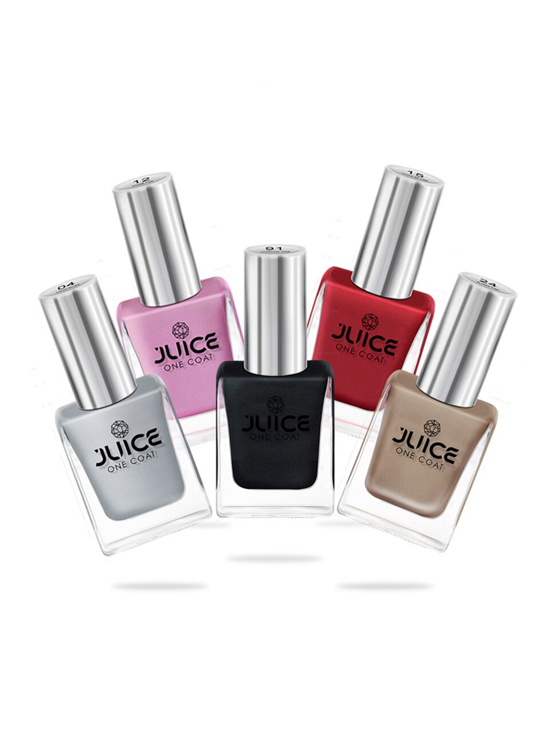 

JUICE Pack of 5 Nail Enamel, Multi