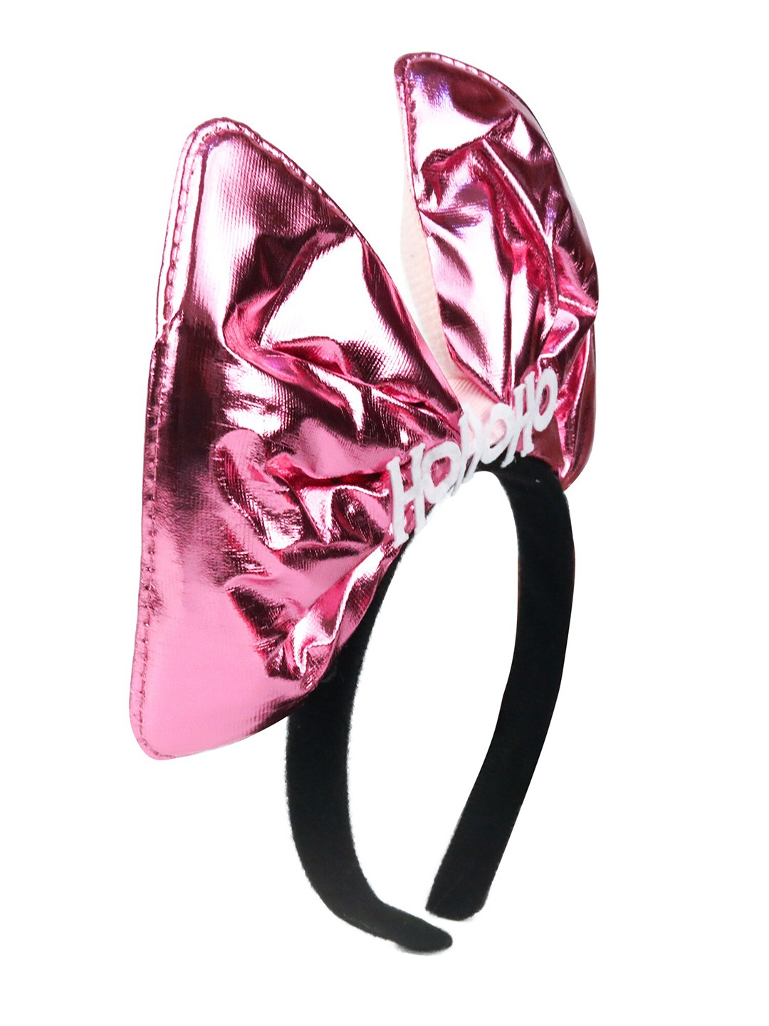 

Spiky Unisex Kids Pink & Black HoHoHo Printed Hairband