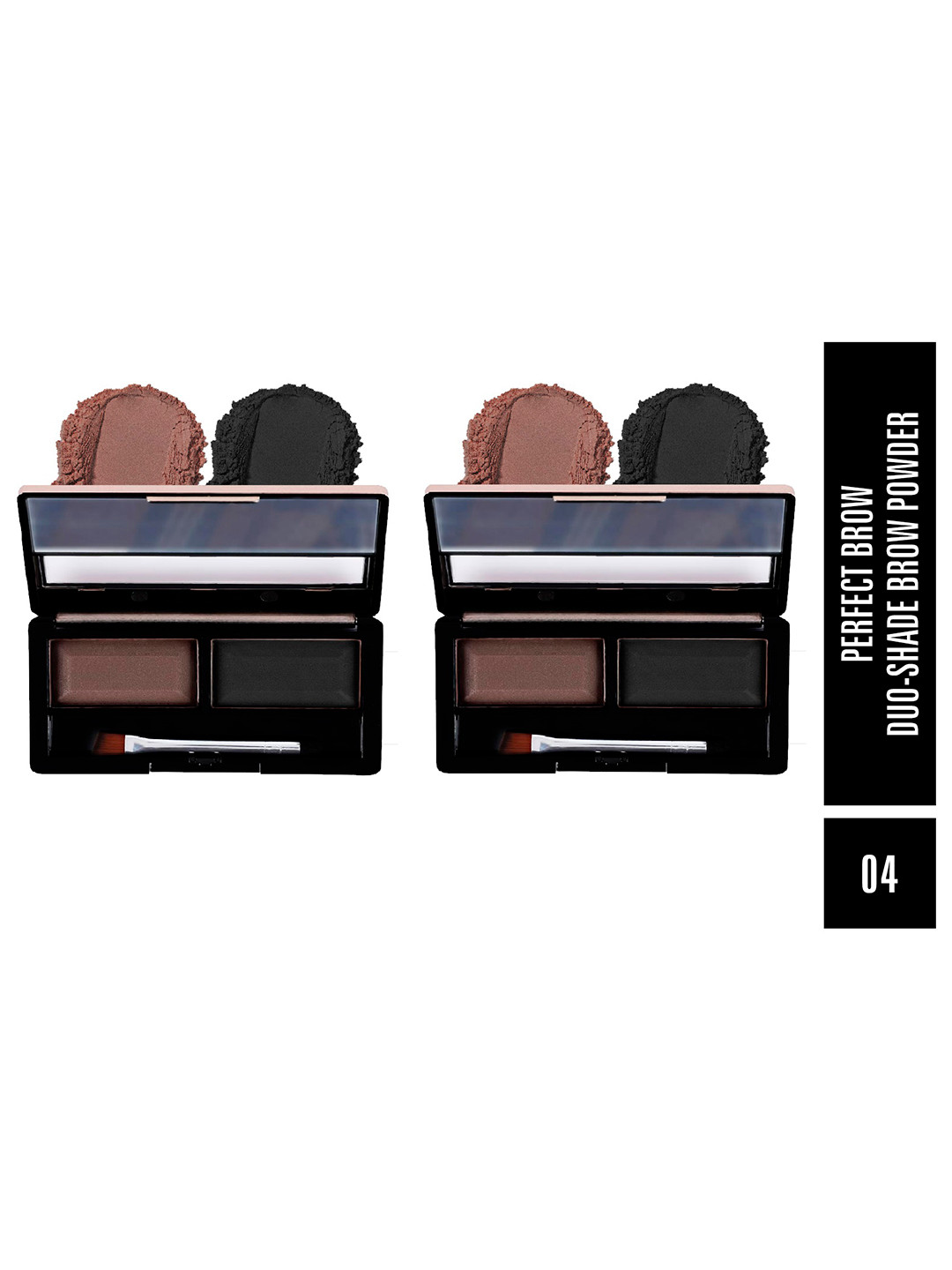 

MATTLOOK Set of 2 Eyebrow Powder Palette - Shade 04, Black