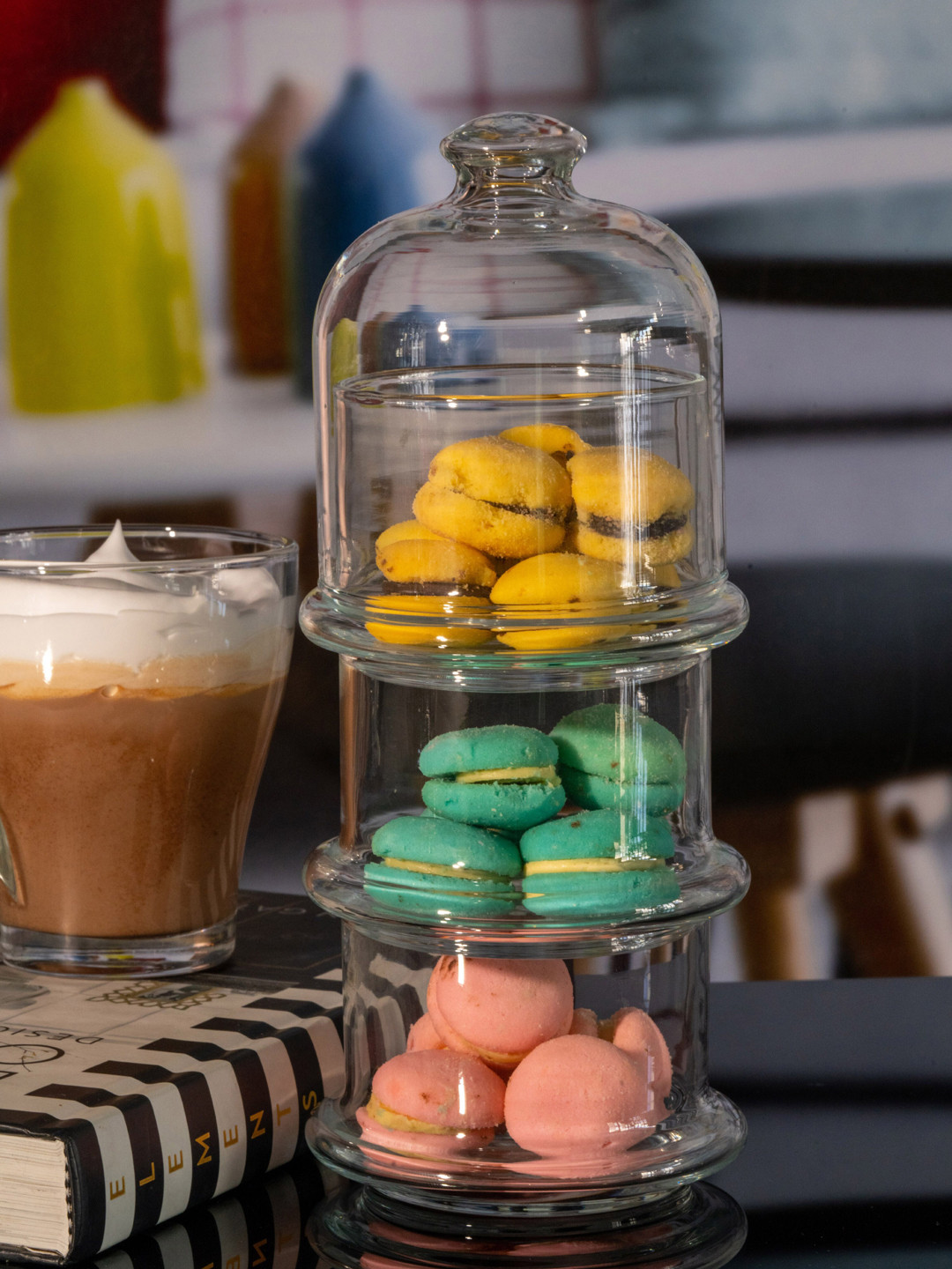 

GOODHOMES Transparent 3-Tier Food Container