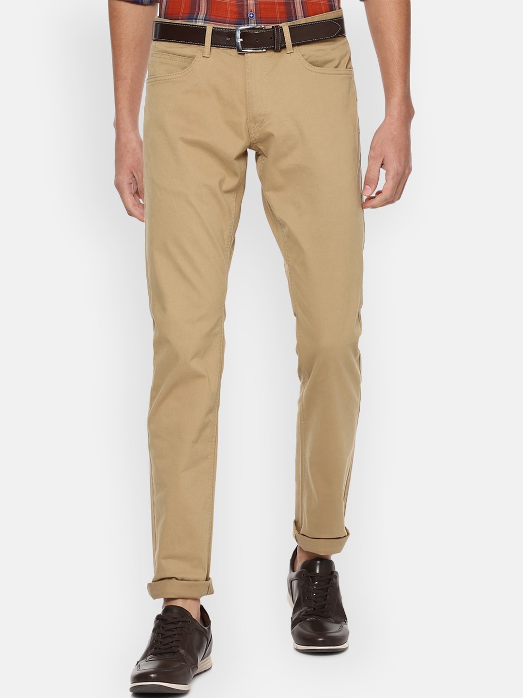 

Van Heusen Sport Men Khaki Slim Fit Chinos Trousers