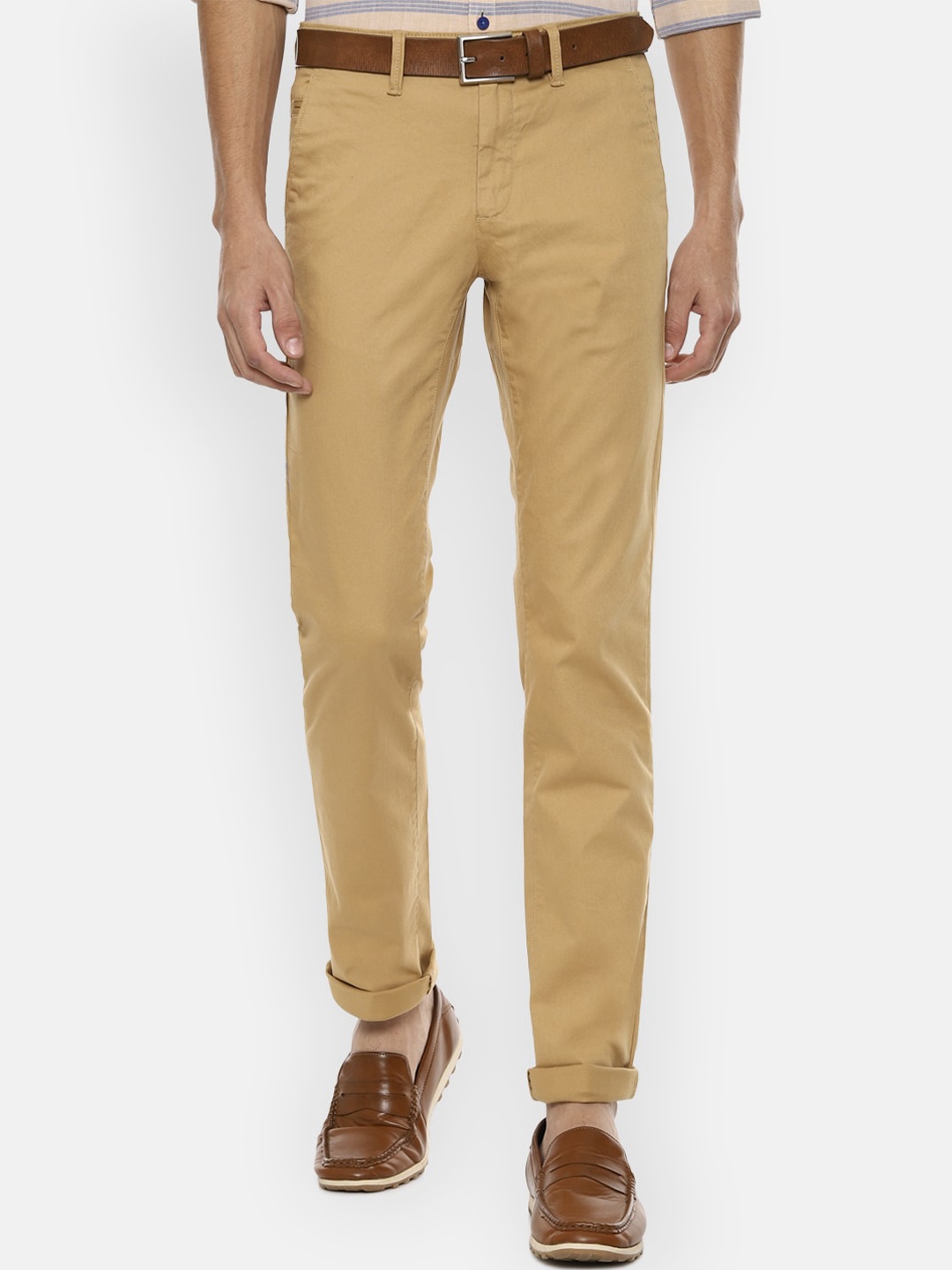 

Van Heusen Sport Men Khaki Slim Fit Chinos Trousers