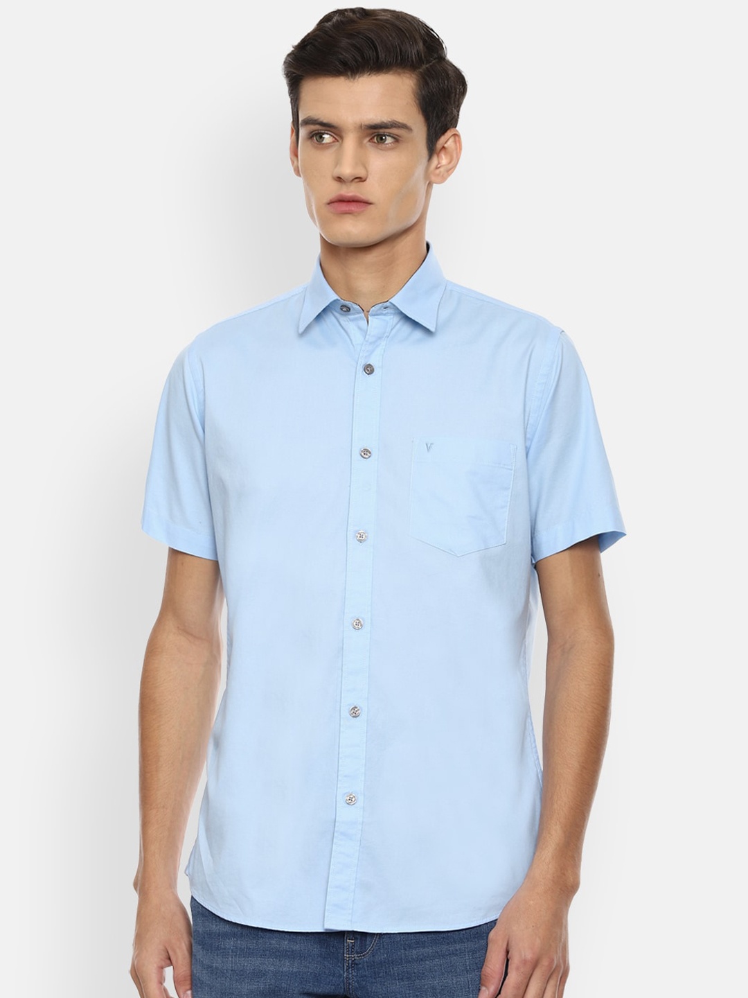 

Van Heusen Sport Men Blue Slim Fit Casual Shirt