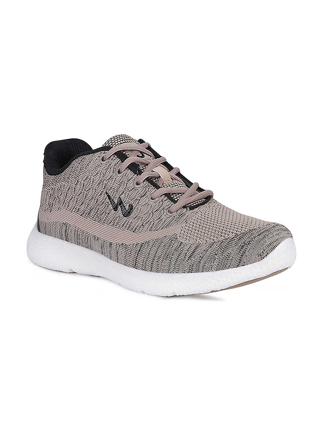 

Campus Men Beige & Black Mesh Running Shoes