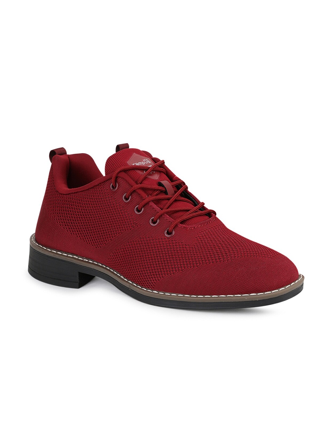 

Campus Men Burgundy Mesh Sneakers