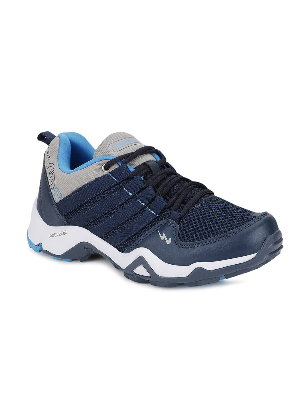 

Campus Men Navy Blue Mesh Running Shoes
