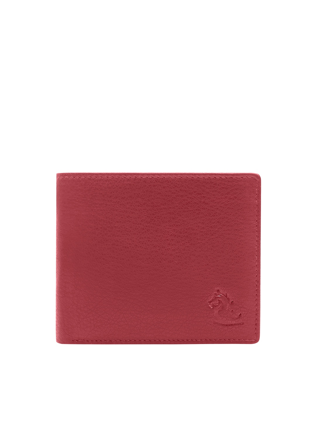 

Kara Men Red Leather Two Fold Wallet