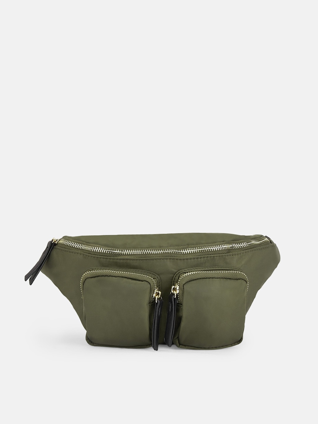 

Forever Glam by Pantaloons Women Olive Green Waist Pouch
