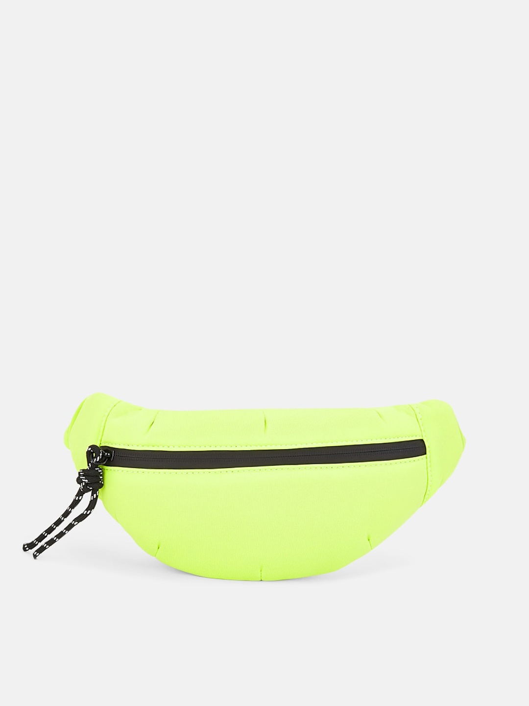 

Ajile by Pantaloons Men Lime Green Solid Waist Pouch