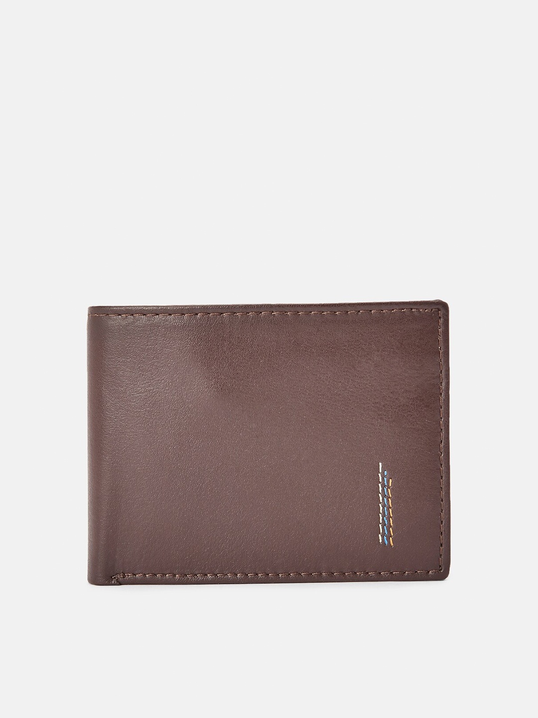 

RICHARD PARKER by Pantaloons Men Brown PU Two Fold Wallet