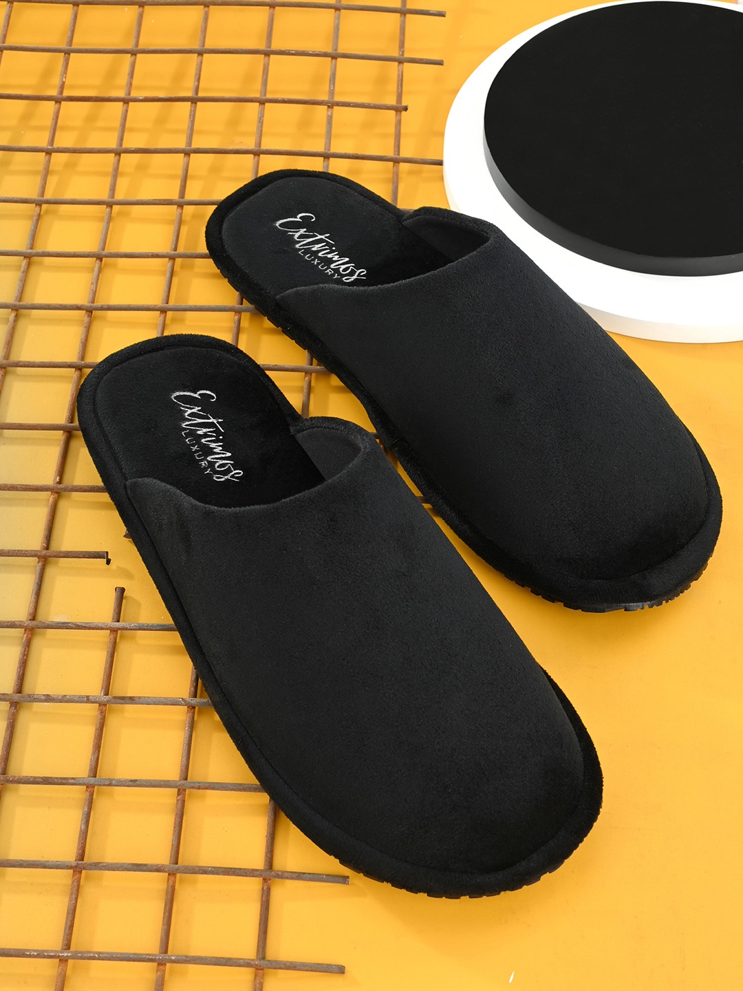 

EXTRIMOS Men Black Room Slippers