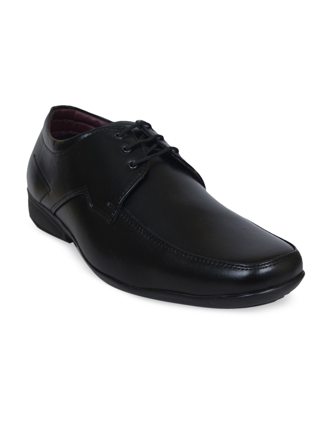 

Ajanta Men Black Formal Derbys