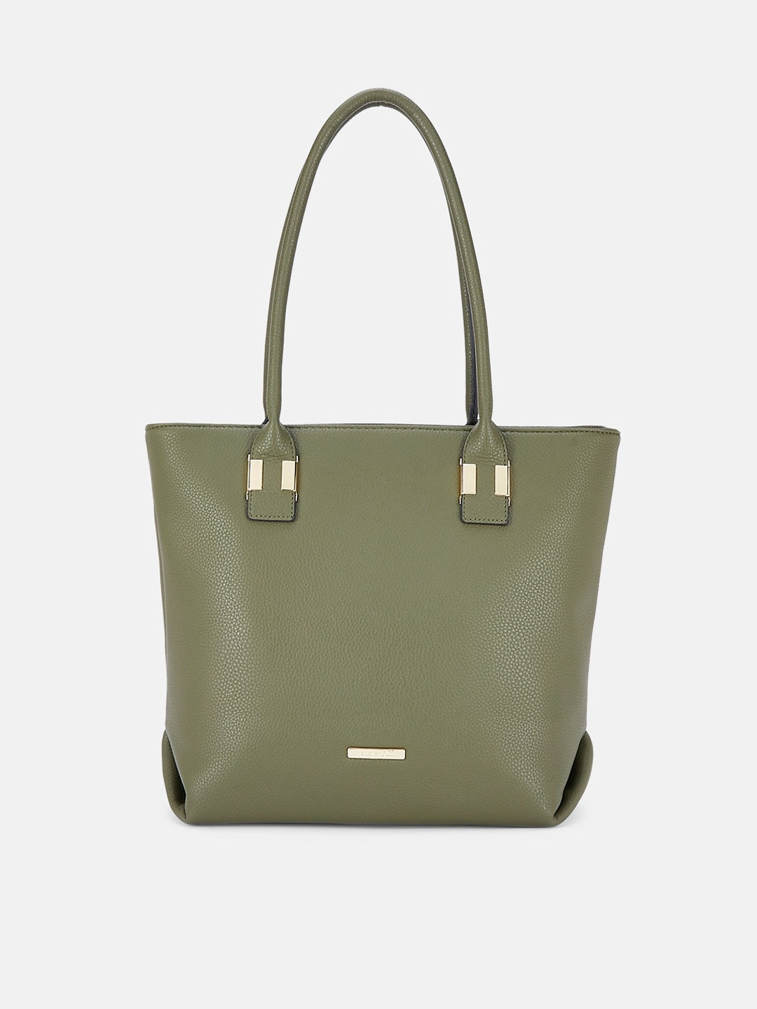

Forever Glam by Pantaloons Women Olive Green Structured Shoulder Bag
