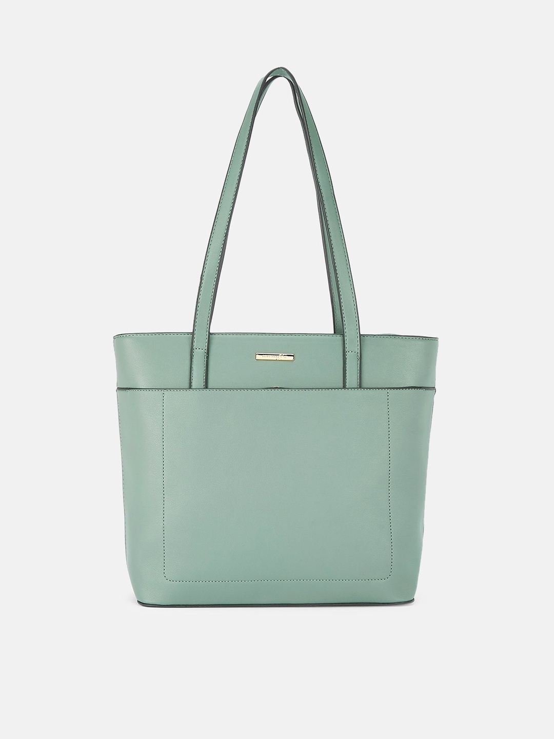 

Forever Glam by Pantaloons Green Structured Shoulder Bag