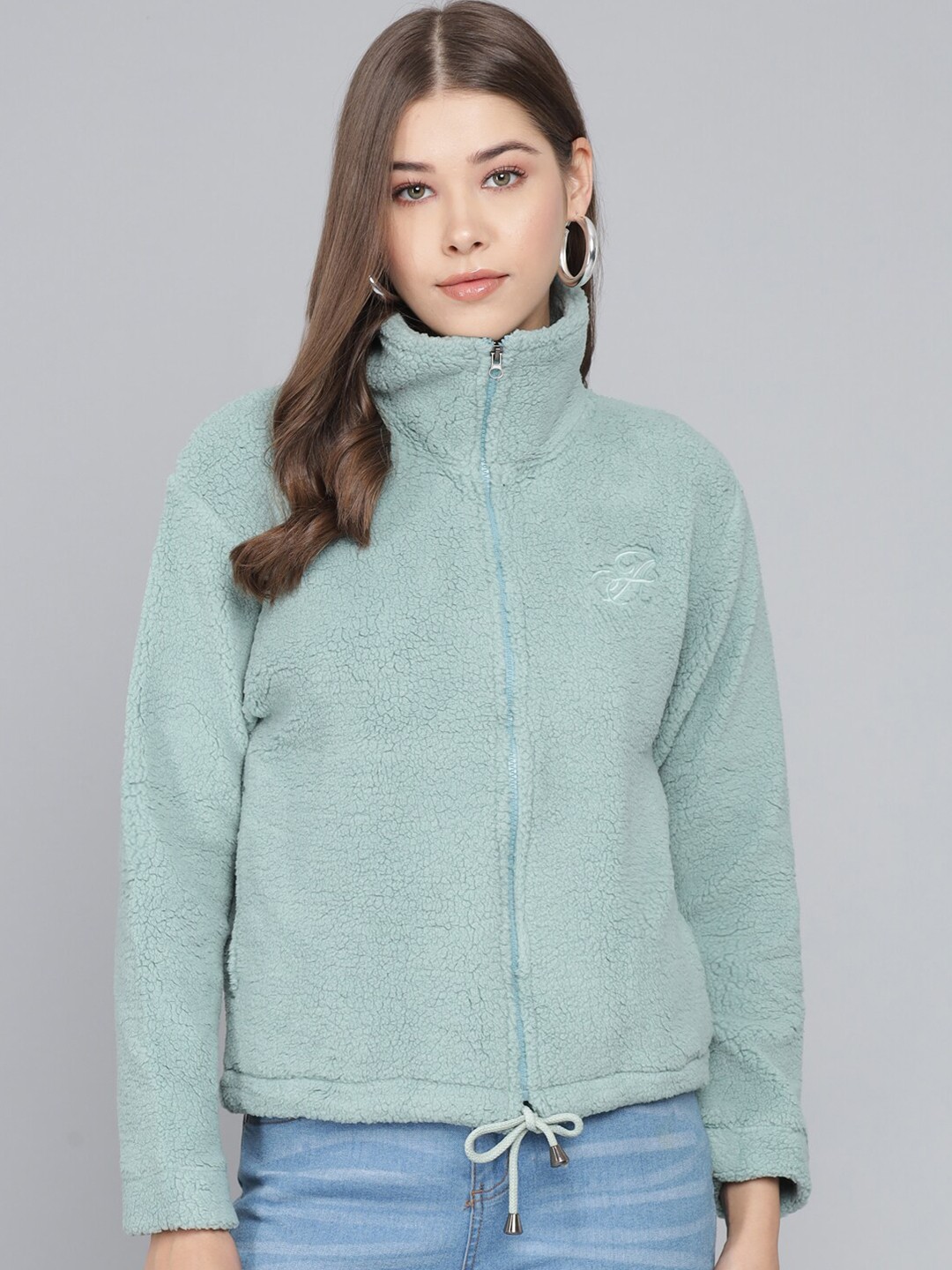 

ANTI CULTURE Women Green Sweatshirt