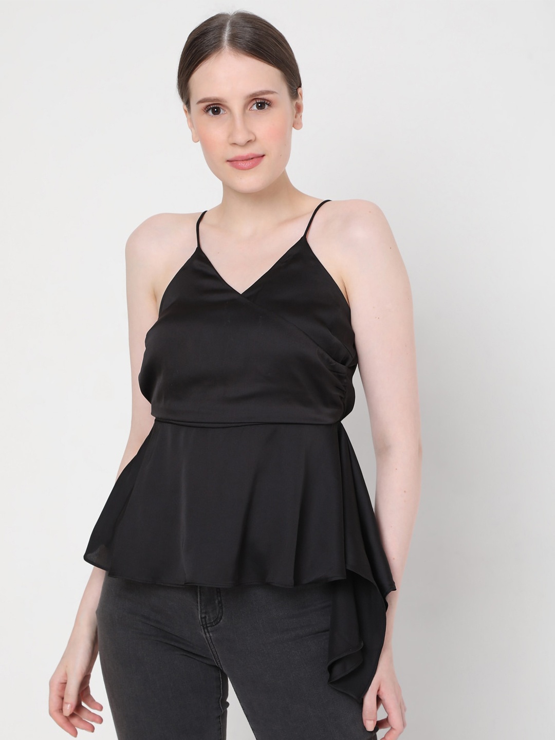 

Vero Moda Black Peplum Top