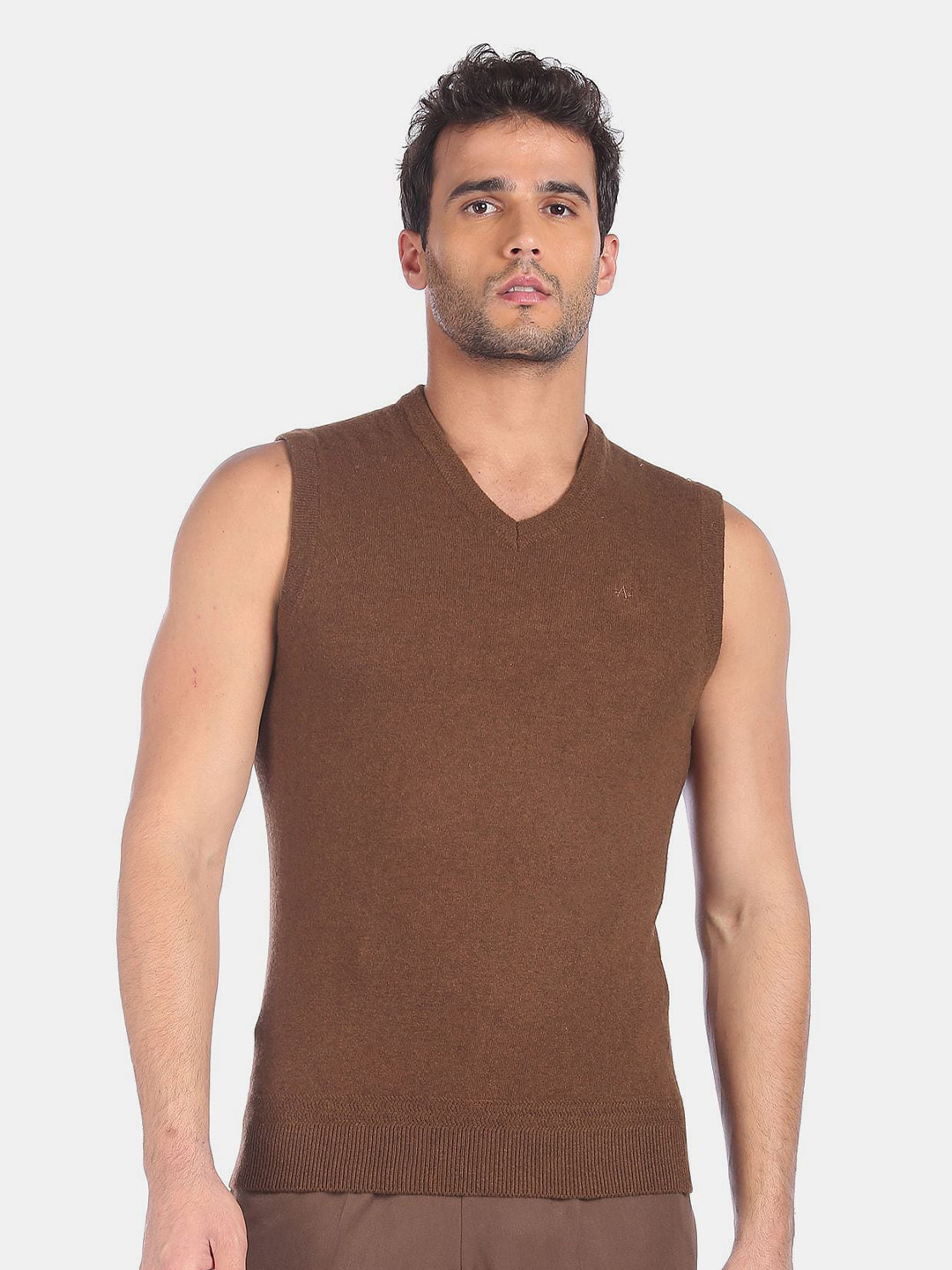 

Arrow Sport Men Brown Sweater Vest